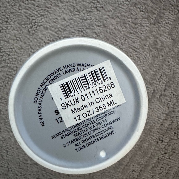 Starbucks Halloween Fall 2020 Ceramic Tumbler 12 oz. Black Cat Moon Stars Cup - Picture 7 of 9